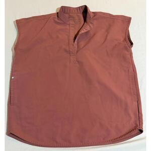 FIGS Womens Sleeveless Rafaela Mauve Scrub Top Size XS